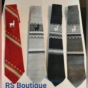 Men's Ties - Red, Gray, Black Collection
